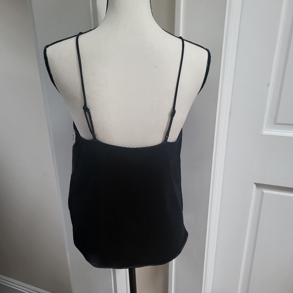 Sexy Textured Black Cami With Sheen by Nine West NWT Small - Picture 3 of 11